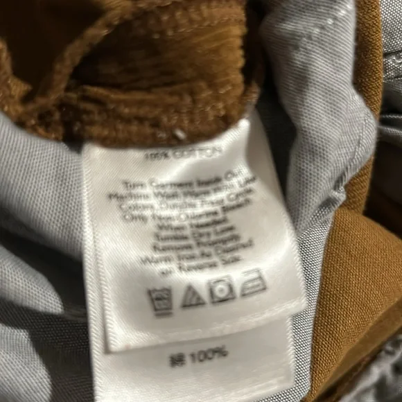Eddie Bauer brown corduroy size 30/34 NWOT - Picture 6 of 7